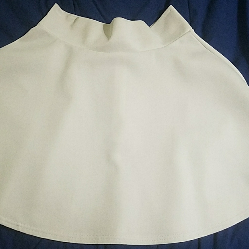 White skirt